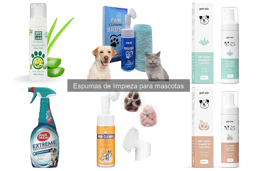 Mejores precios y ofertas de espumas de limpieza para mascotas
