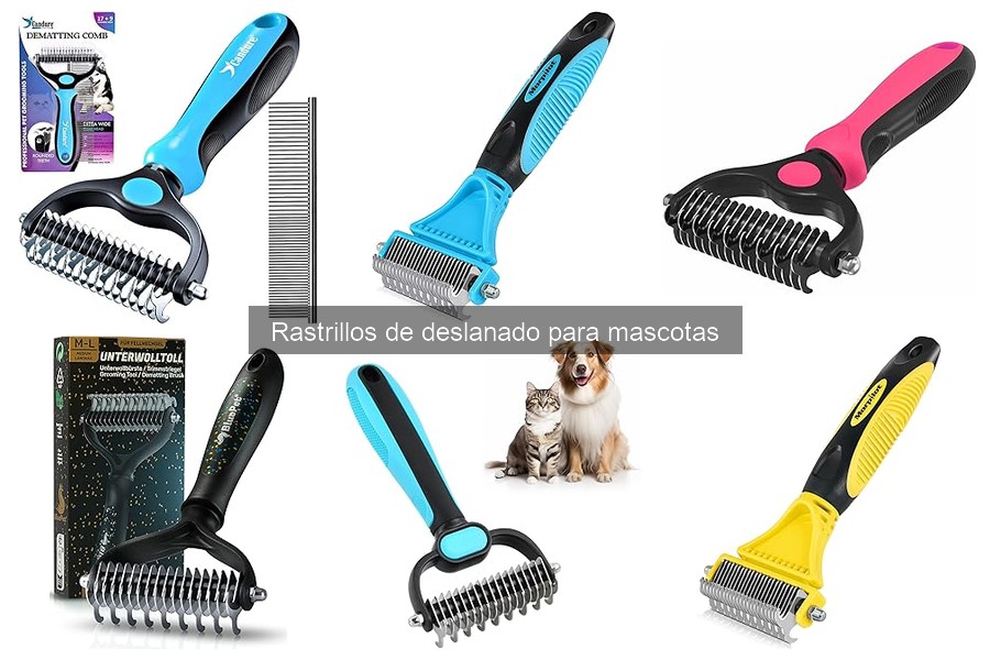 Mejores rastrillos de deslanado para perros de pelo largo