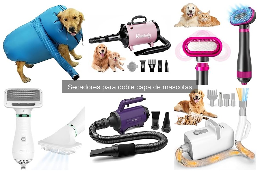 Mejores secadores para mascotas de doble capa en 2023