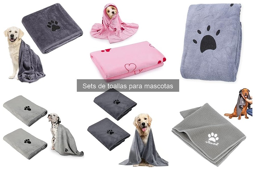 Mejores sets de toallas para perros: calidad y precio