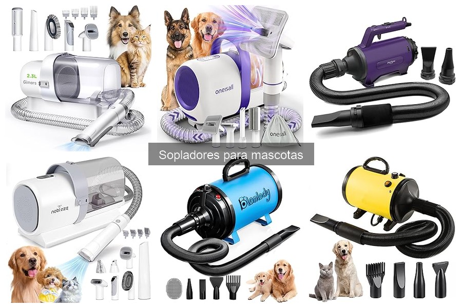 Mejores sopladores para mascotas: opiniones y comparativa