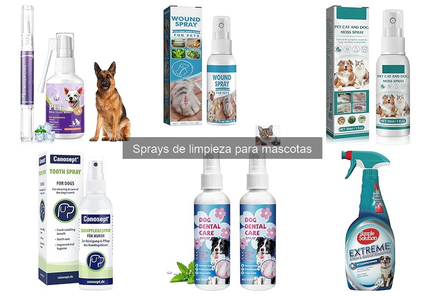 Mejores sprays de limpieza para mascotas en 2023