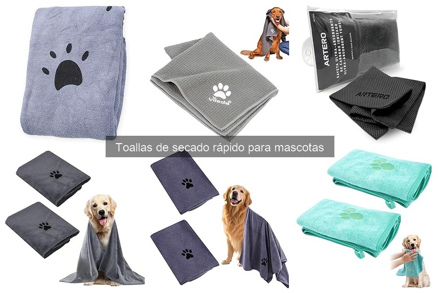 Mejores toallas de secado rápido para mascotas y dónde comprarlas