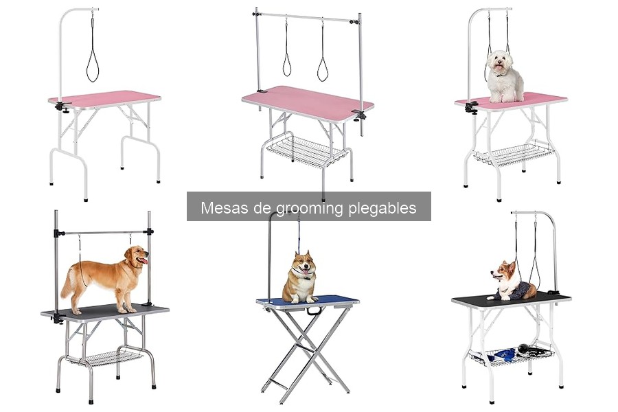 Mesas de Grooming Plegables: ¿Cuáles son adecuadas para tu mascota?