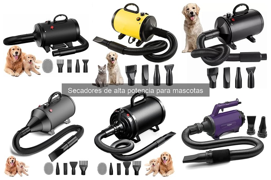 Ofertas en secadores de alta potencia para mascotas