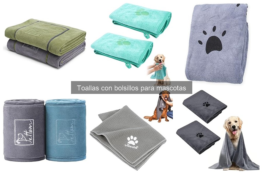 Ofertas y Precios de Toallas con Bolsillos para Mascotas