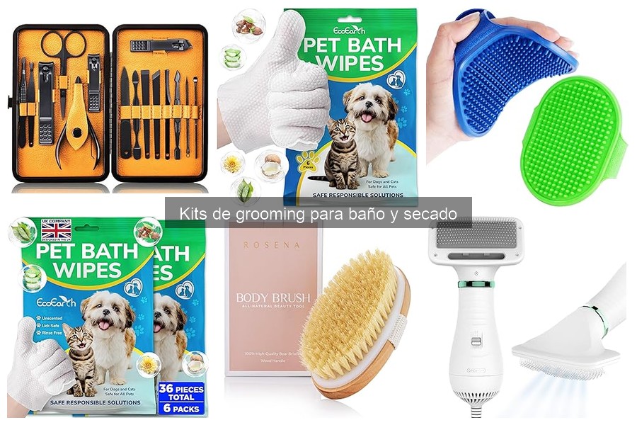 Opiniones de kits de grooming para baño y secado