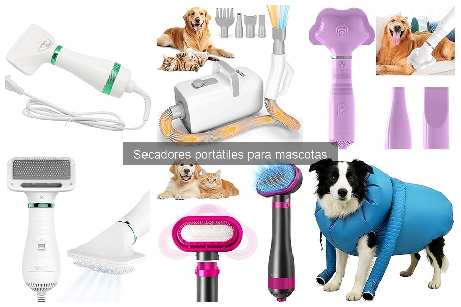 Opiniones de usuarios sobre secadores portátiles para mascotas