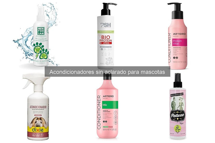 Opiniones sobre Acondicionadores Sin Aclarado para Mascotas