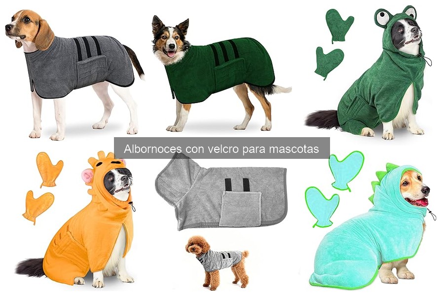 Opiniones sobre albornoces con velcro para mascotas