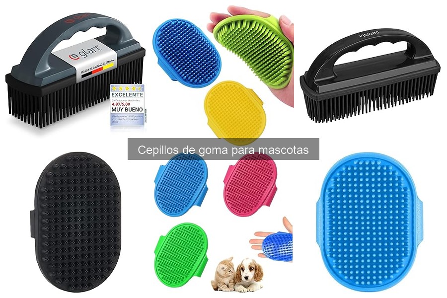 Opiniones sobre cepillos de goma para mascotas: reseñas reales