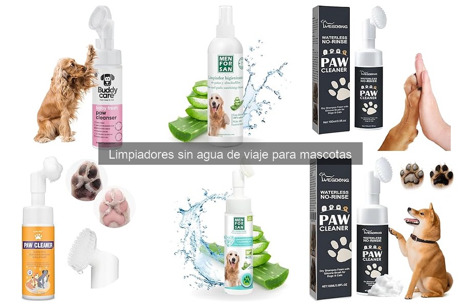 Opiniones sobre limpiadores sin agua para mascotas