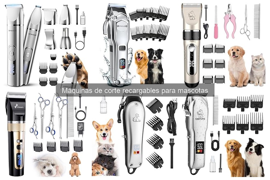 Opiniones sobre máquinas de corte recargables para mascotas