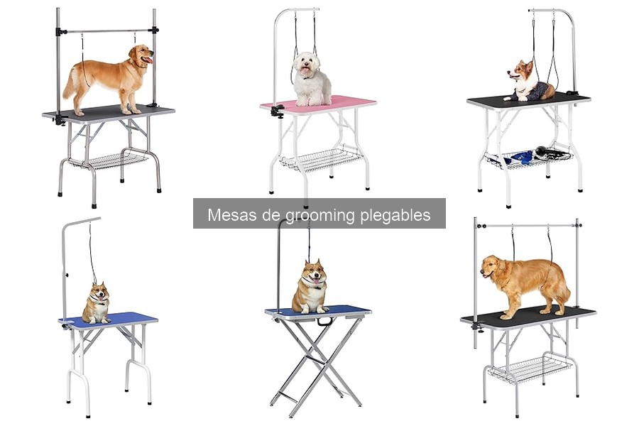 Opiniones sobre mesas de grooming plegables para mascotas