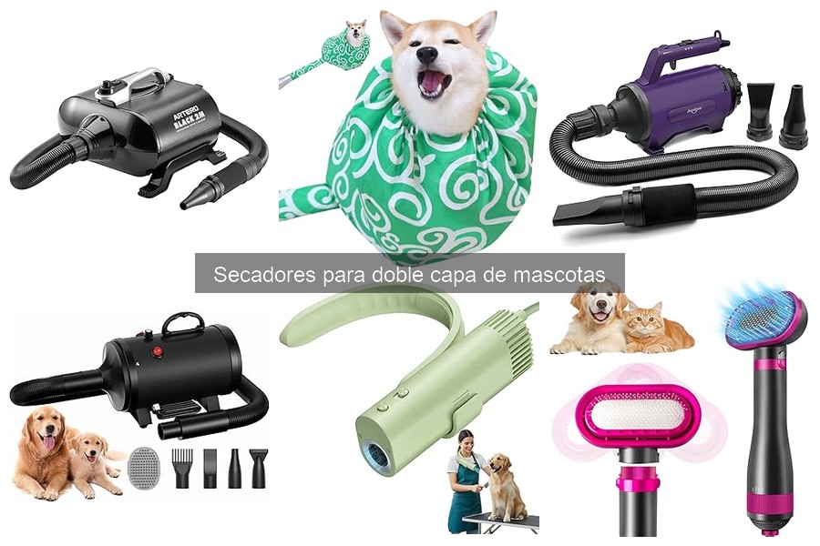 Opiniones sobre secadores para doble capa de mascotas