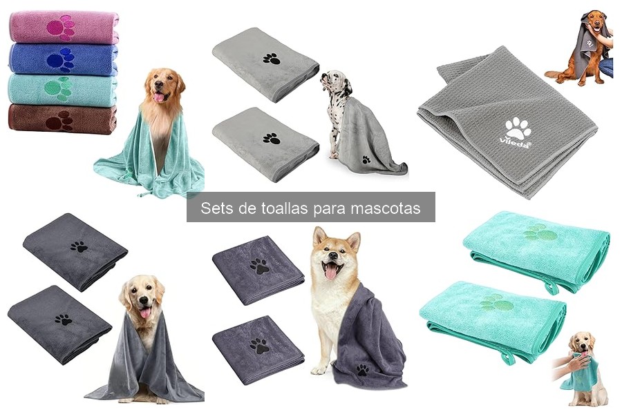 Opiniones sobre sets de toallas para mascotas: Reseñas y calificaciones