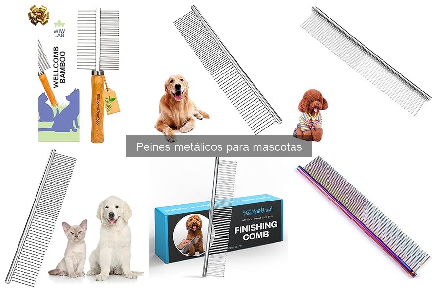 Peines metálicos: ¿son seguros para todas las razas de mascotas?