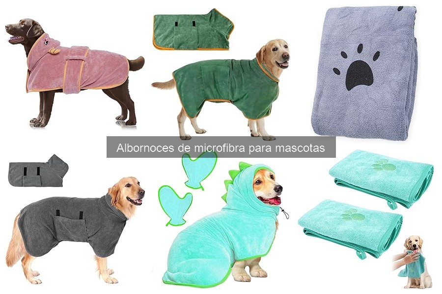 ¿Por qué elegir albornoces de microfibra para mascotas?