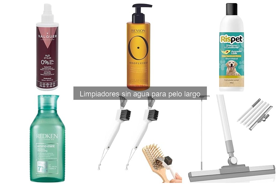 Precios y opciones de limpiadores sin agua para pelo largo