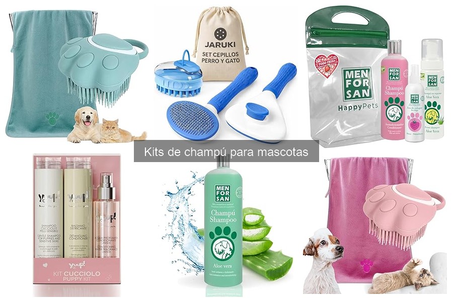 Problemas comunes al usar kits de champú para mascotas