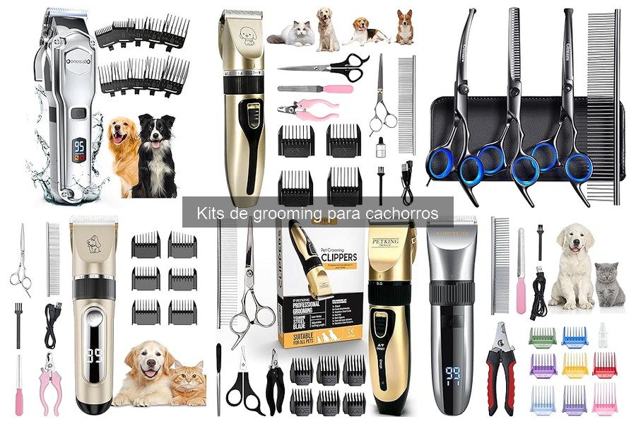 Problemas comunes al usar kits de grooming para cachorros