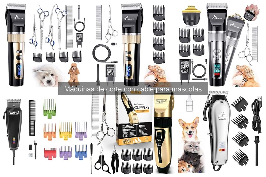 Problemas comunes al usar máquinas de corte con cable para mascotas