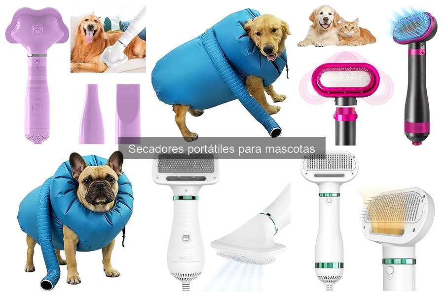 Problemas comunes al usar secadores portátiles para mascotas