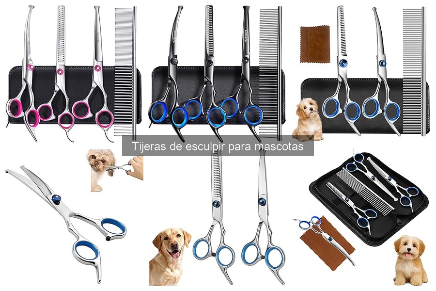 Problemas comunes al usar tijeras de esculpir para mascotas