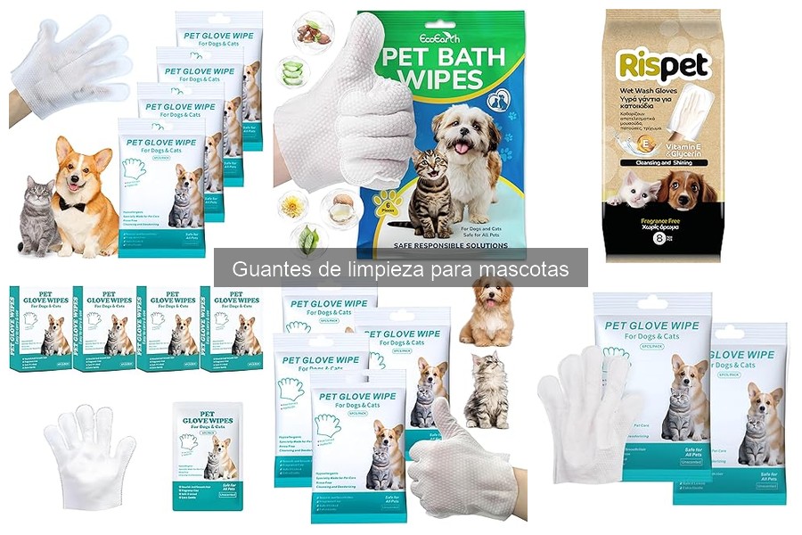 Problemas comunes con guantes de limpieza para mascotas