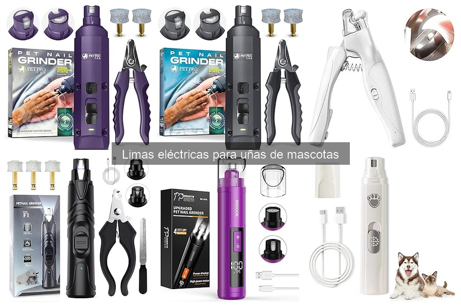 Problemas comunes con limas eléctricas para mascotas