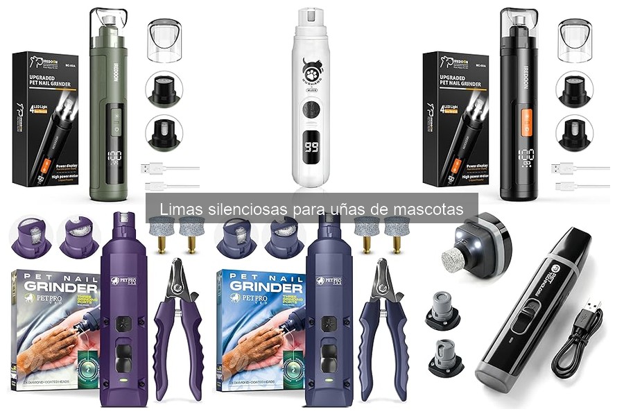 Problemas comunes con limas silenciosas para mascotas