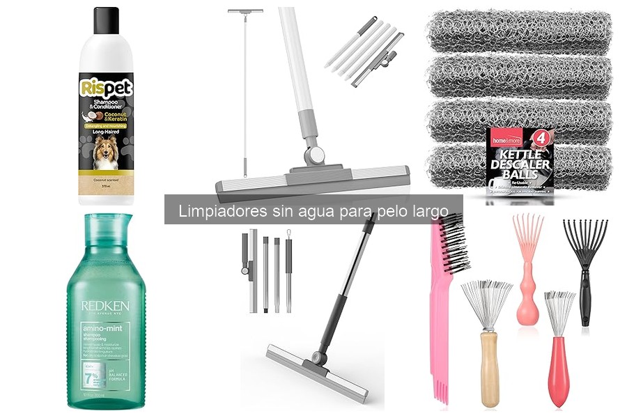 Problemas comunes con limpiadores sin agua para pelo largo