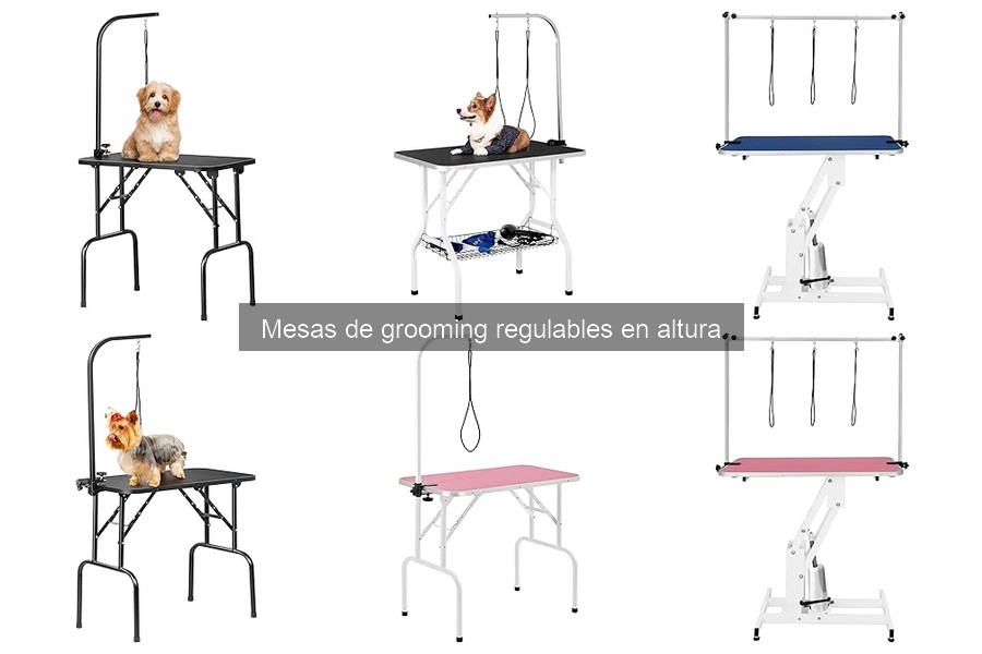 Problemas comunes con mesas de grooming regulables y soluciones