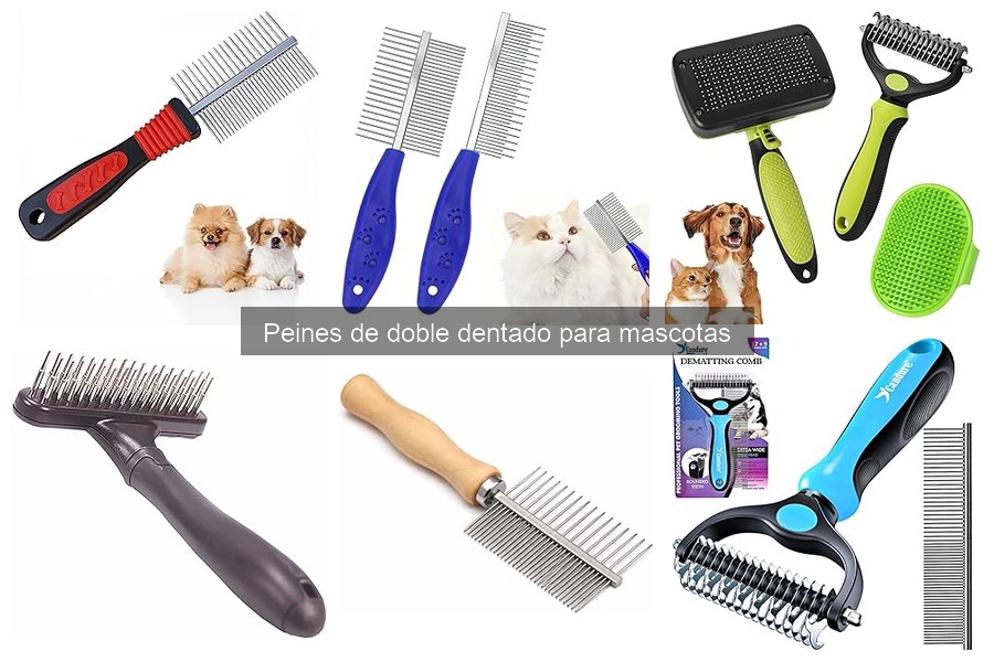 Problemas comunes con peines de doble dentado en mascotas