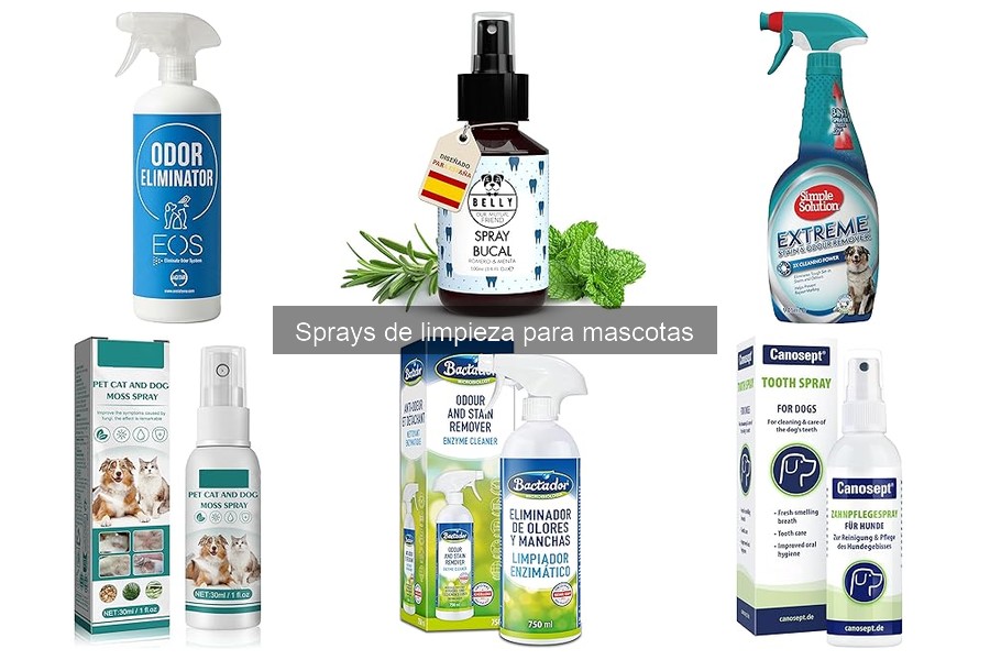 Problemas comunes con sprays de limpieza para mascotas