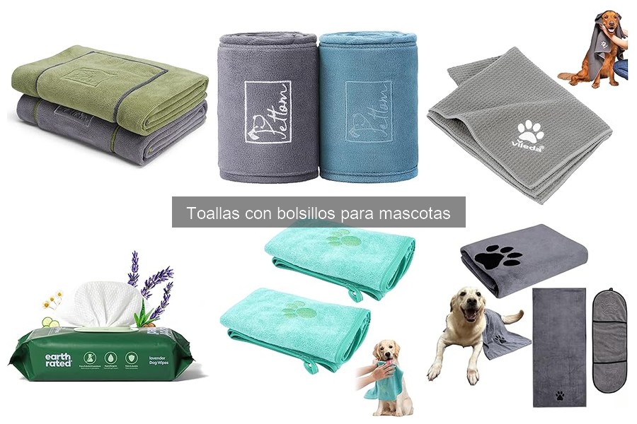 Problemas comunes con toallas con bolsillos para mascotas