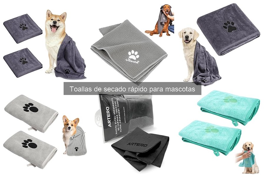 Problemas comunes con toallas de secado rápido para mascotas