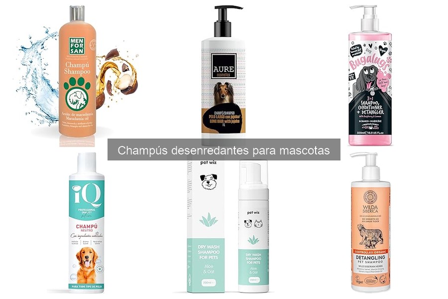 ¿Qué es un champú desenredante para mascotas?