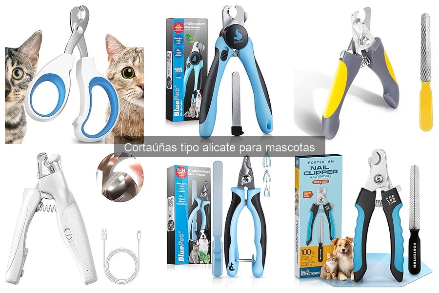 ¿Qué es un cortaúñas tipo alicate para mascotas?