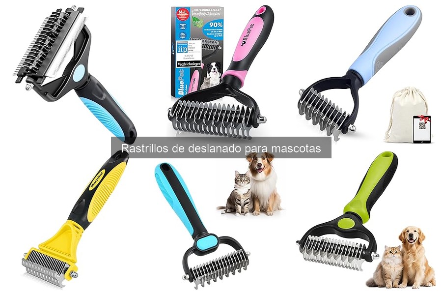 ¿Qué es un rastrillo de deslanado para mascotas?