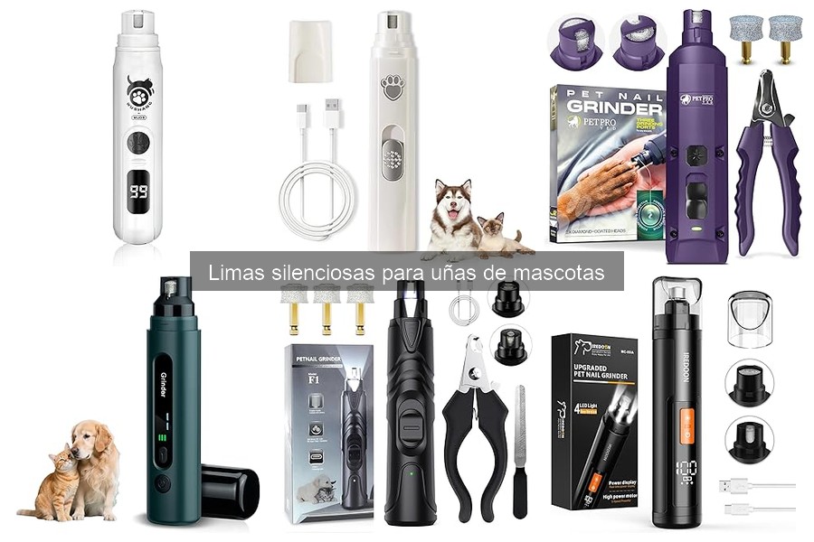 ¿Qué es una lima silenciosa para uñas de mascotas?