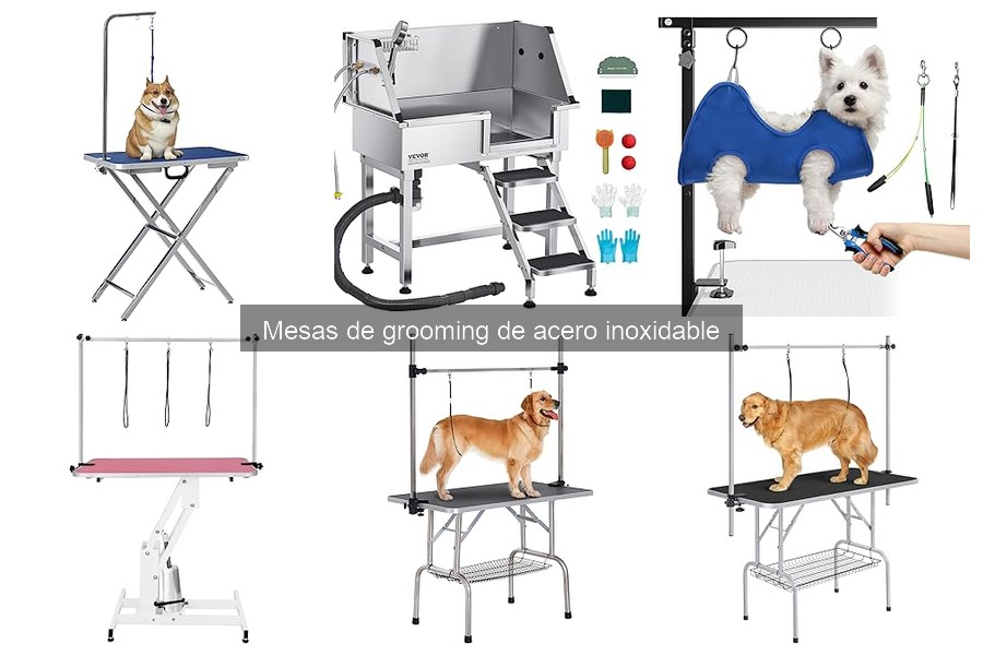 ¿Qué es una mesa de grooming de acero inoxidable para mascotas?