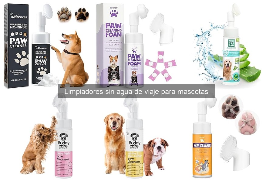 ¿Qué hacer si un limpiador sin agua irrita a tu mascota?