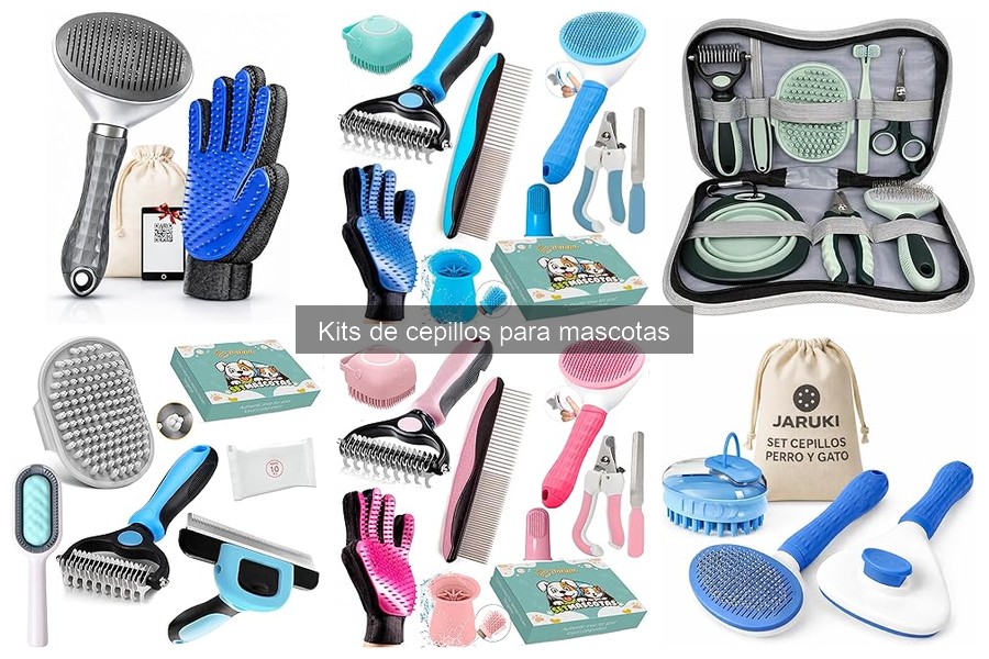 ¿Qué incluye un kit de cepillos para mascotas?