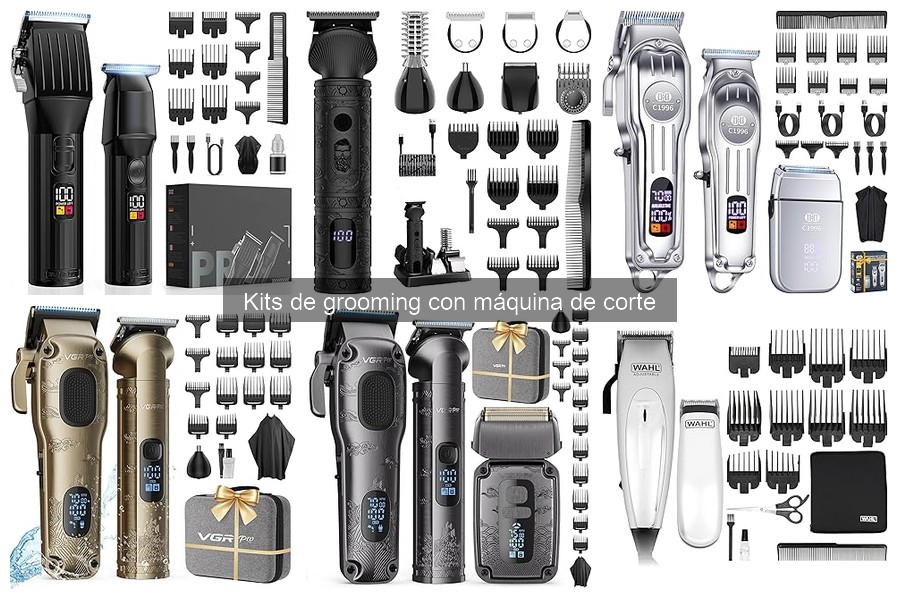 ¿Qué incluye un kit de grooming con máquina de corte?
