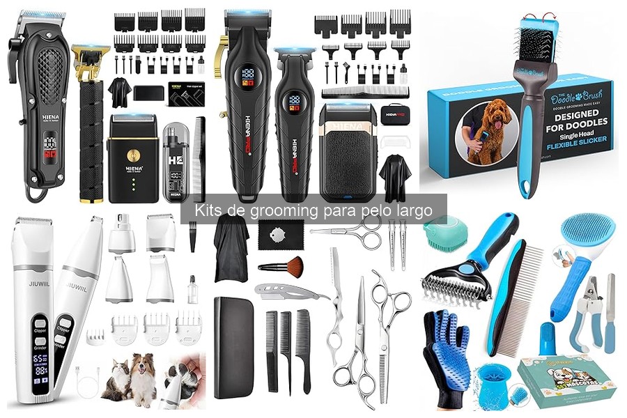¿Qué incluye un kit de grooming para pelo largo?
