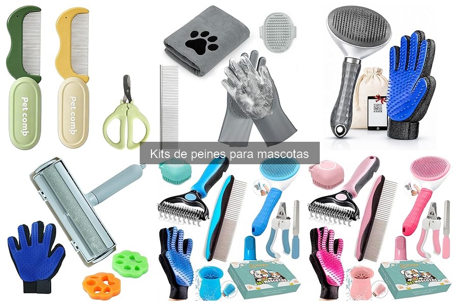 ¿Qué incluye un kit de peines para mascotas?