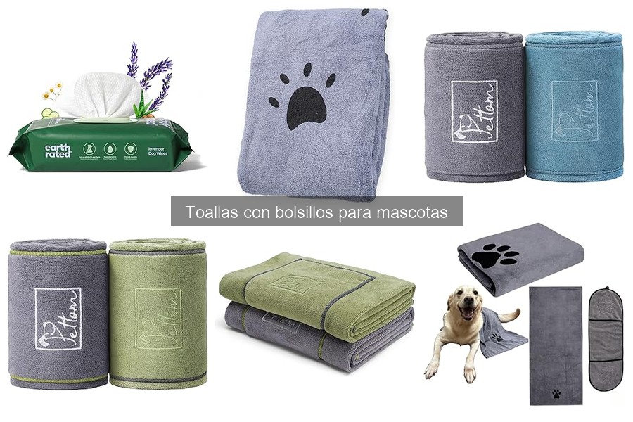 ¿Qué mascotas usan toallas con bolsillos? Descúbrelo aquí