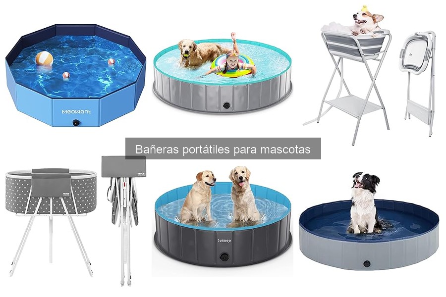 Qué son las bañeras portátiles para mascotas y sus beneficios