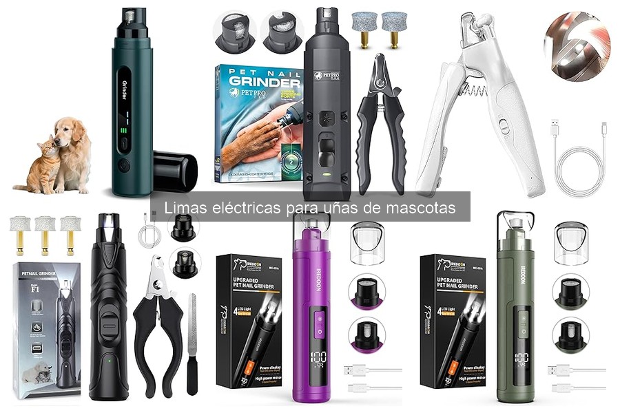 ¿Qué son las limas eléctricas para uñas de mascotas?